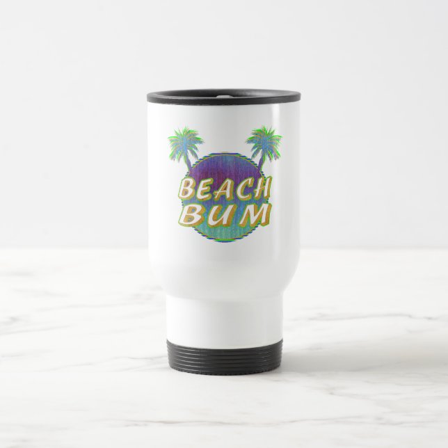 Beach Bum Travel Mug (Center)