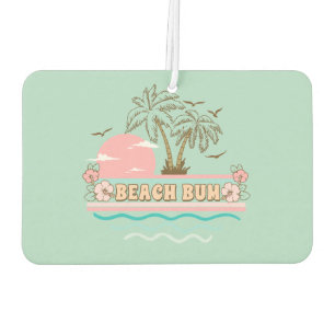Beach Bum Tropical Summer Fun Car Air Freshener