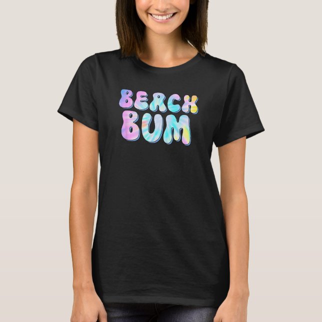 Beach Bum Vintage Trendy T-Shirt (Front)