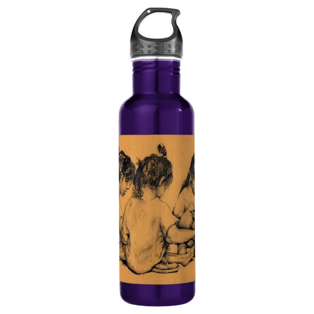 Beach Bunnies 710 Ml Water Bottle (Front)