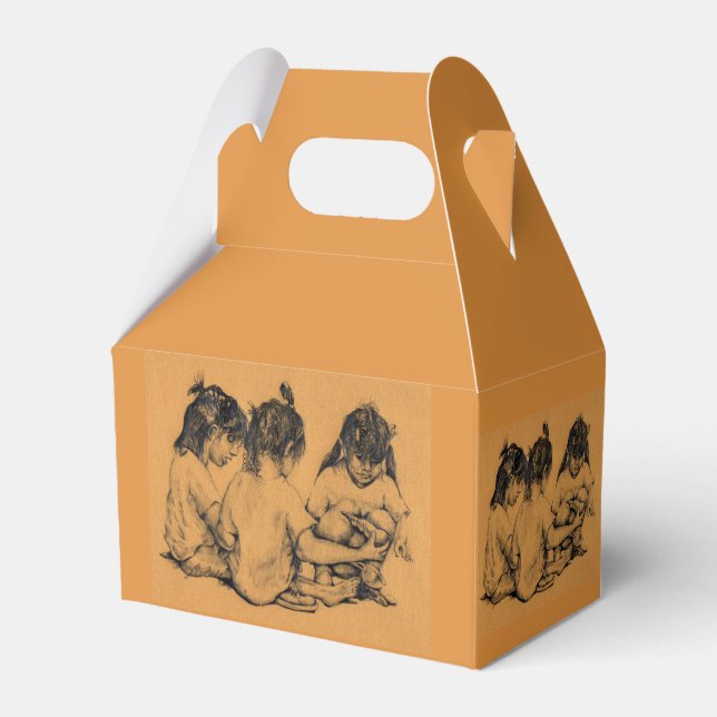 Beach Bunnies Favour Box (Front Side)