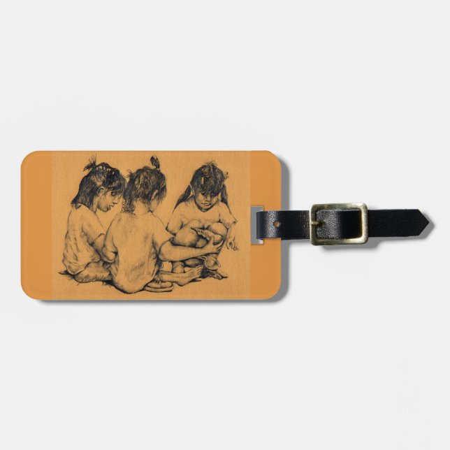 Beach Bunnies Luggage Tag (Front Horizontal)