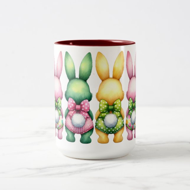 Beach Bunny Baby Two-Tone Coffee Mug (Center)