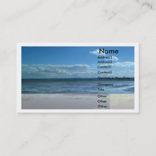 Beach Business Card