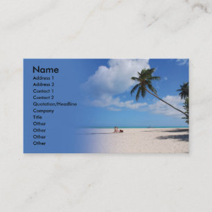 Beach Business Card