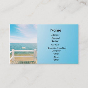Beach Business Card
