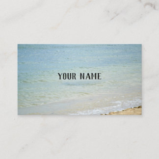 beach business card