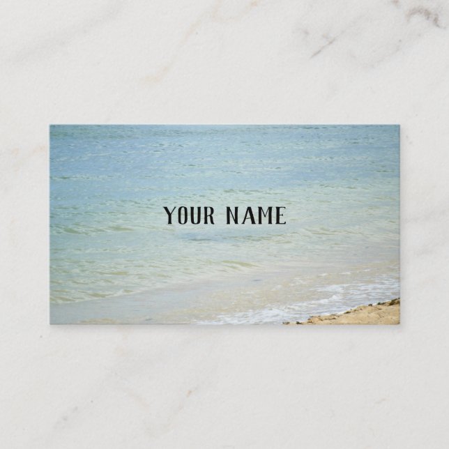 beach business card (Front)