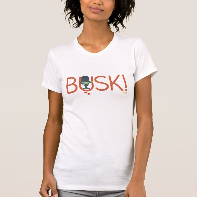 Beach Busk's Ukelele Whaley T-Shirt (Front)
