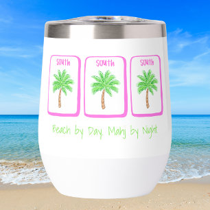Beach by Day Mahj by Night Custom Coastal Mahjong