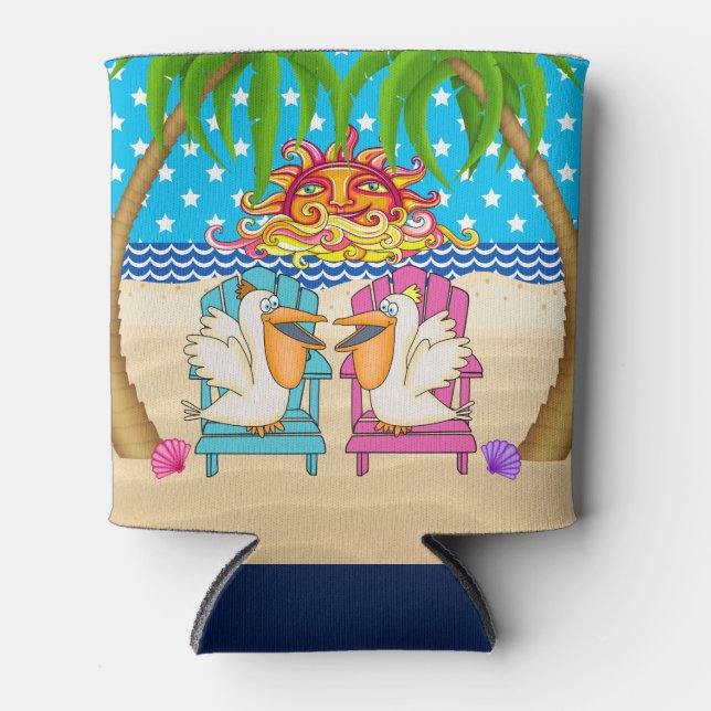 Beach Can Cooler 3 - srf (Front)