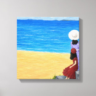 Beach canvas art