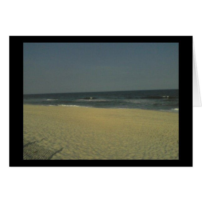 Beach Card (Front Horizontal)