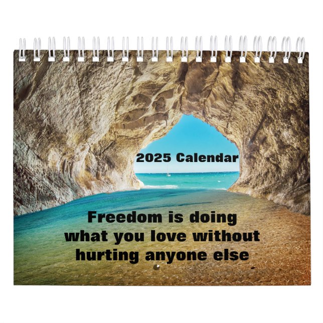 beach cave lovers 2025 calendar (Cover)
