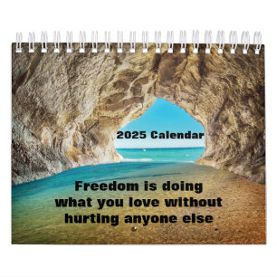 beach cave lovers 2025 calendar