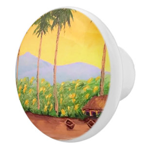 Beach Ceramic Knob