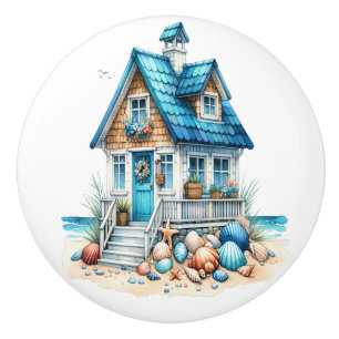 Beach ceramic knob