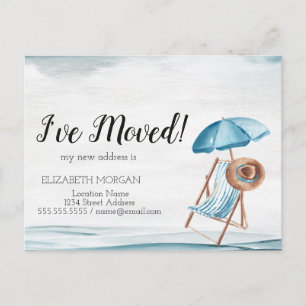 Beach Chair,Parasol New Address Announcement