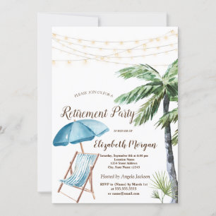 Beach Chair,Parasol Palm Invitation