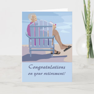 Beach Chair Retirement Card