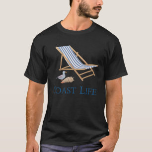 Beach Chair Sand Coast Life T-Shirt