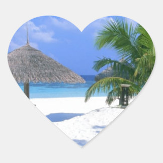 Beach Chair - Summer Bliss Heart Sticker