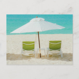 Beach Chairs, Anguilla Postcard