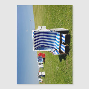 Beach chairs at the North Sea