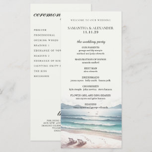 Beach Chairs Ceremony Program