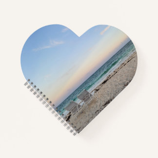 Beach Chairs & Heart Notebook