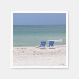 Beach Chairs Paper Napkins