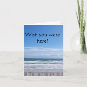 Beach Chairs Thinking of You Card