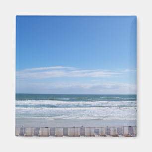 Beach Chairs Wait for You Magnet