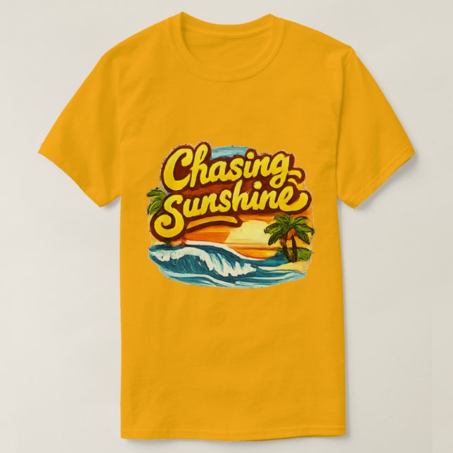 Beach Chasing Sunshine Tee (Design Front)