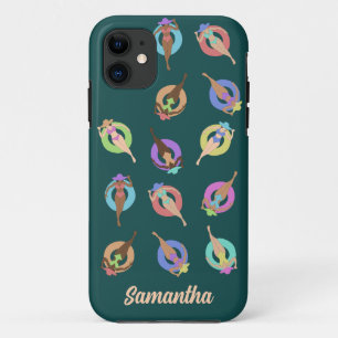 Beach Chillin Girls Personalization Text iPhone 11 Case