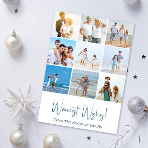 Beach Christmas Card Multi Photo Holiday Card