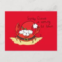 Beach Christmas Crab