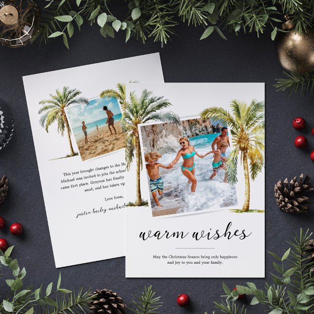 Beach Christmas Holiday Card (Creator Uploaded)