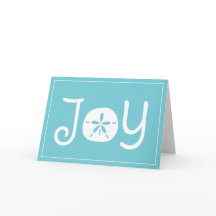 Beach Christmas Holiday Joy Sand Dollar