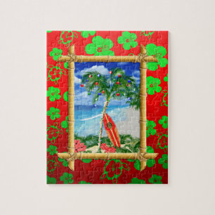 Beach Christmas Jigsaw Puzzle