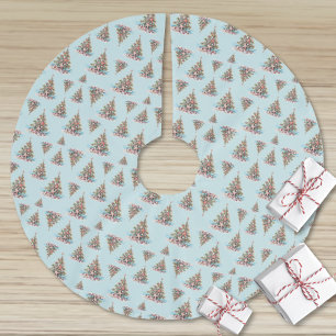 Beach Christmas Pattern Brushed Polyester Tree Skirt