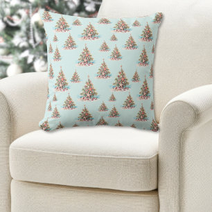 Beach Christmas Tree Cushion