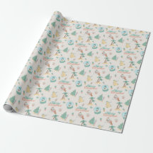 Beach Christmas Wrapping Paper