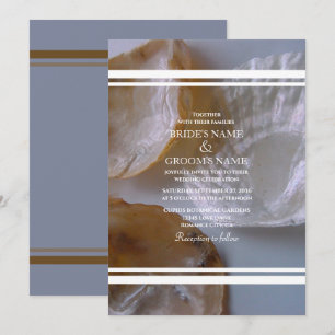 Beach Clams Wedding Invitations
