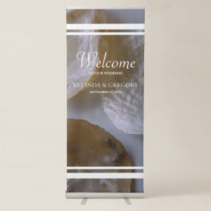 Beach Clams Wedding Welcome Sign