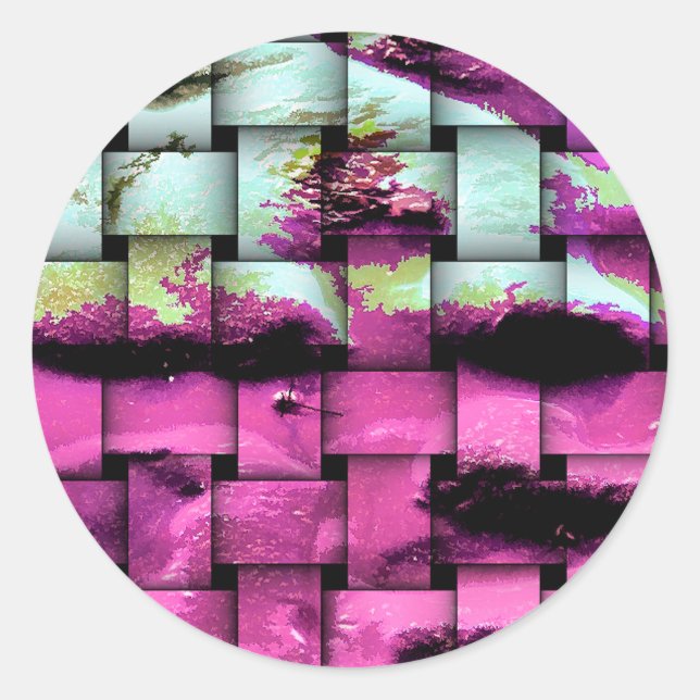 BEACH CLASSIC ROUND STICKER (Front)