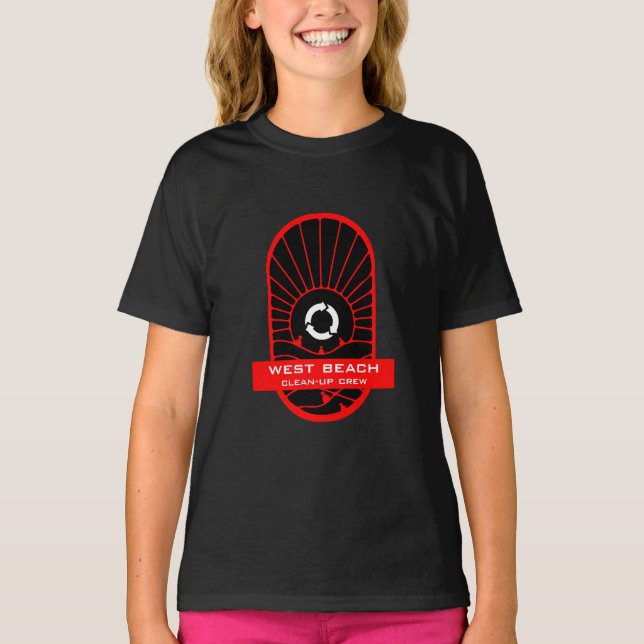 Beach Clean - Up Volunteer Crew T-Shirt (Front)