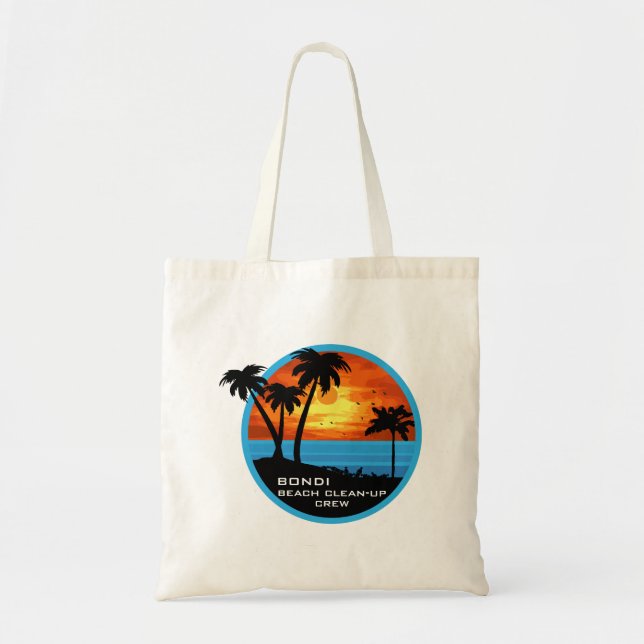Beach Clean - Up Volunteer Crew Tote Bag (Front)