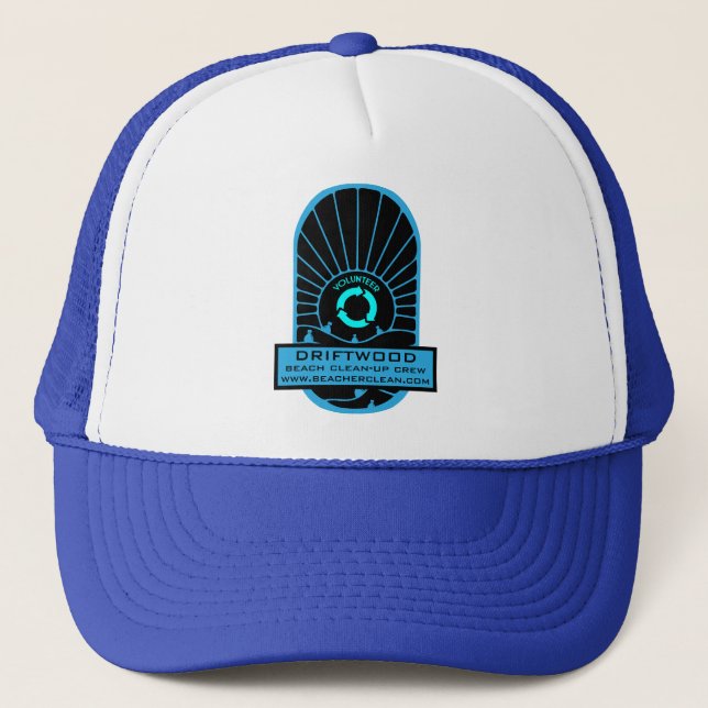 Beach Clean - Up Volunteer Crew Trucker Hat (Front)