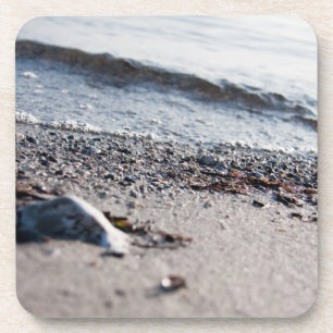 Beach close up coaster